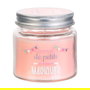 The Candle Factory Mini Tarro Con Vela Aroma Camelia Rosa Tarro Cristal 6.2x6.3cm 13h 70g