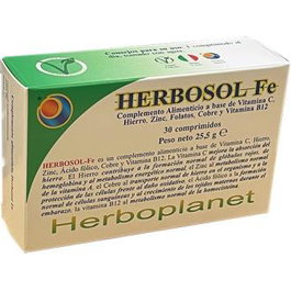 HERBOPLANET Fe 30Comp. Aporte de Hierro para la Formación de Glóbulos Rojos