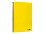 Liderpapel Cuaderno espiral A4 Smart, tapa blanda, 80 hojas, 75gr, cuadro 4mm con margen, color amarillo