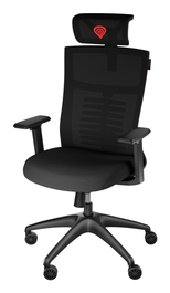 GENESIS Silla para videojuegos de PC Astat 200 Asiento de malla Negro