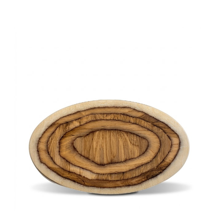 Gastroca Bandeja ovalada de madera para orfebrería 35x20 cm