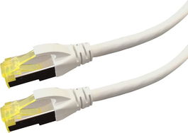 LOGON PREMIUM Cable CAT6A S/FTP LSOH Patch 1,5m Blanco APR6A015W