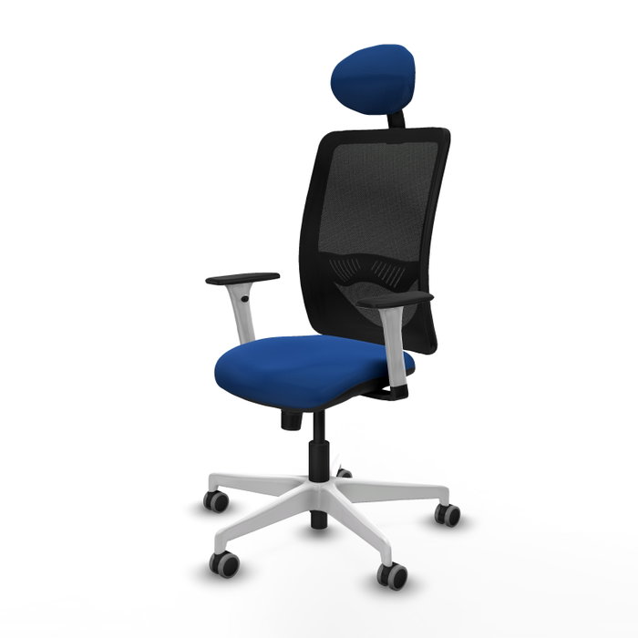 PIQUERAS Y CRESPO Silla de oficina Zulema Azul con mecanismo Sincro PIQUERAS Y CRESPO Silla de oficina Zulema Azul con mecanismo Sincro