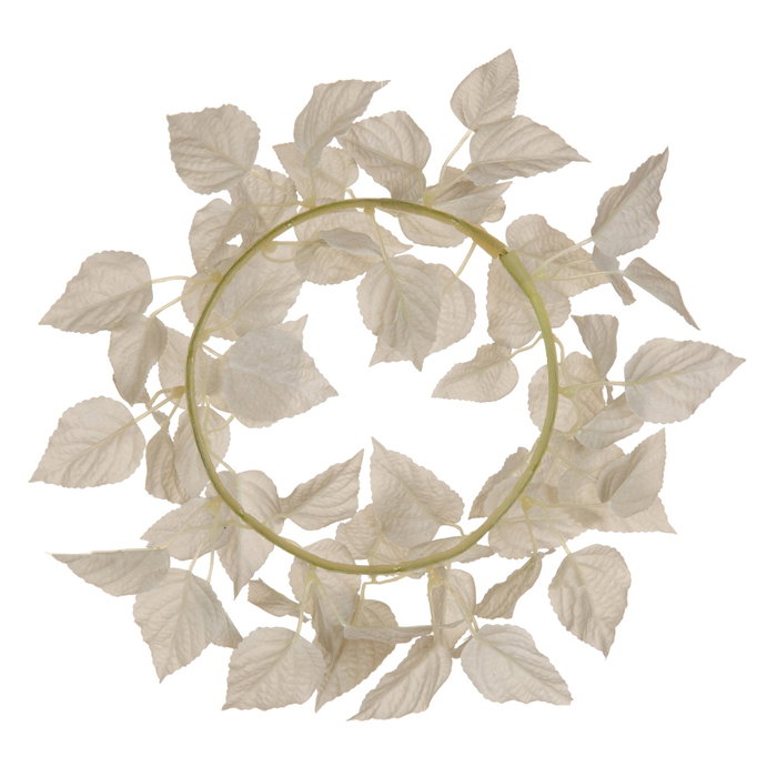 Corona Blanco Pvc Jardín 30 X 30 cm (Set de 4)