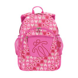 Totto Mochila Escolar Crayoles Refuerzo Caucho + Bolsillos Rosa/Corazones MA04ECO029-1710N-1I3 Capacidad 20L