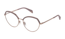 Police VPL932-5508FF Gafas de vista para mujer en dorado con metal