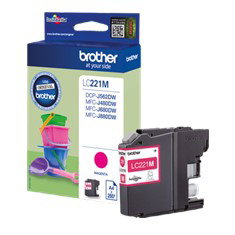 Brother Cartucho de Tinta LC221MBP Magenta Brother Cartucho de Tinta LC221MBP Magenta