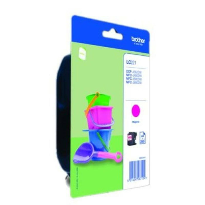 Brother Cartucho de Tinta LC221MBP Magenta Brother Cartucho de Tinta LC221MBP Magenta