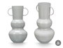 Giftdecor Jarron Bola 30 cm Gris Metal Hierro 30x17.5x16 cm (Set de 6)