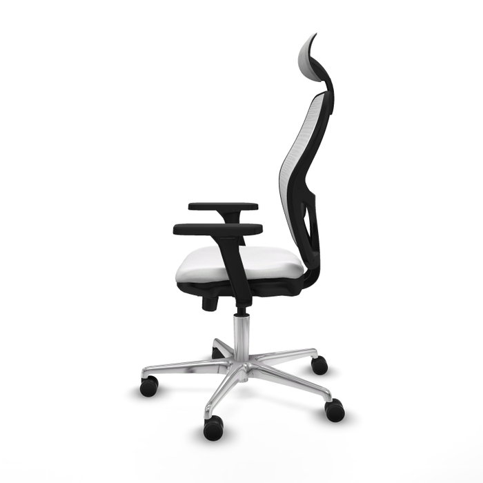 PIQUERAS Y CRESPO Silla de oficina Jorquera Blanca con Mecanismo Sincro/Traslack