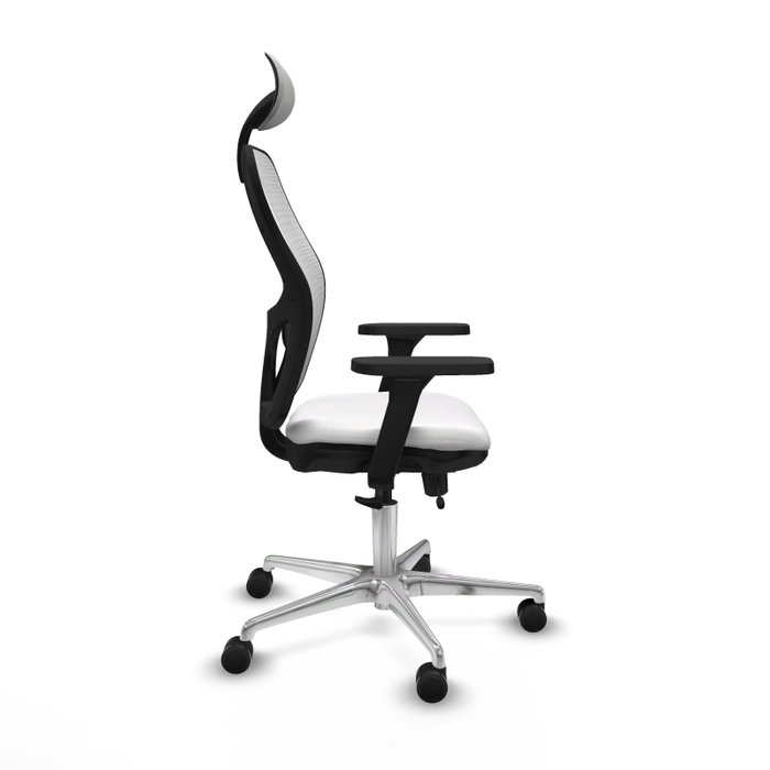 PIQUERAS Y CRESPO Silla de oficina Jorquera Blanca con Mecanismo Sincro/Traslack