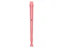 Hohner Flauta dulce 9508 color coral funda verde y transparente para educación musical