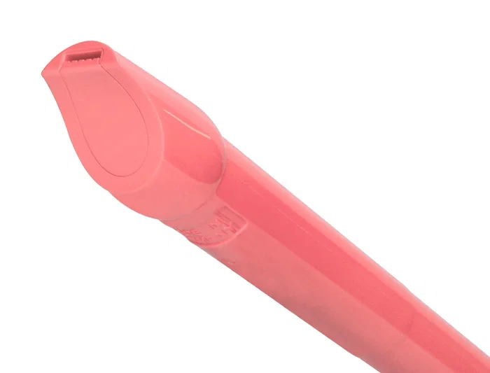 Hohner Flauta dulce 9508 color coral funda verde y transparente para educación musical