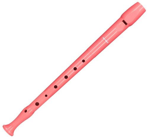 Hohner Flauta dulce 9508 color coral con funda