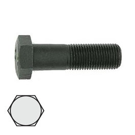 Ucafix Tornillo Cabeza Hexagonal 931 M24 Clase 8.8, Métrico, Diámetro 24 mm, Largo 140 mm, Acero