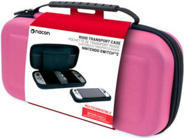 Nacon Funda de Transporte Rígida Rosa para Switch, OLED y Lite