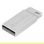 Verbatim Stick USB 2.0 Metal Executive 16GB Plata
