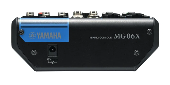 Yamaha MG06X Mezclador de Audio 6 Canales Negro