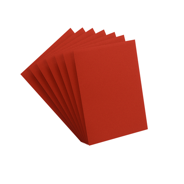 Gamegenic Pack Fundas Mate Prime Sleeves Red (100) Protección para Cartas Tamaño Estándar