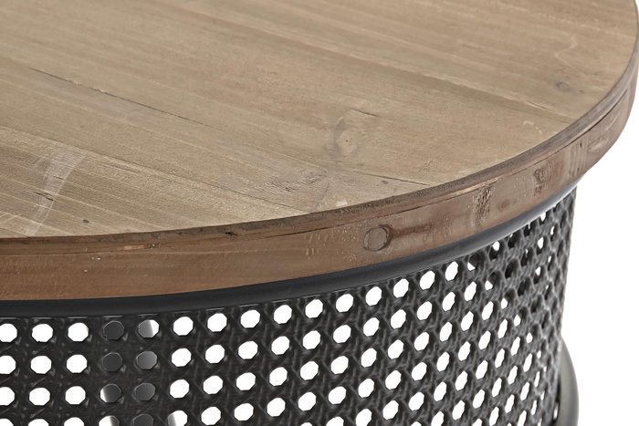 DKD Home Decor Consola Loft Negro Marron Abeto Metal 65 x 77 x 120 cm DKD Home Decor Consola Loft Negro Marron Abeto Metal 65 x 77 x 120 cm