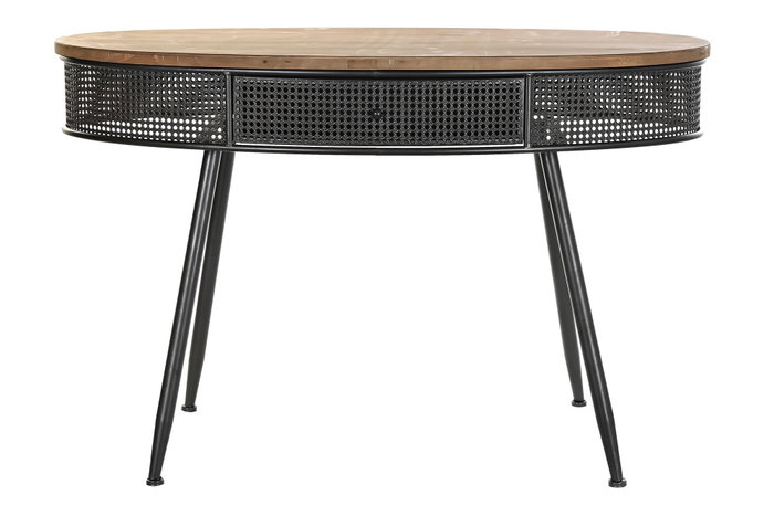 DKD Home Decor Consola Loft Negro Marron Abeto Metal 65 x 77 x 120 cm DKD Home Decor Consola Loft Negro Marron Abeto Metal 65 x 77 x 120 cm