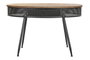 DKD Home Decor Consola Loft Negro Marron Abeto Metal 65 x 77 x 120 cm