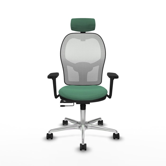PIQUERAS Y CRESPO Silla de oficina Jorquera Verde esmeralda y Blanco PIQUERAS Y CRESPO Silla de oficina Jorquera Verde esmeralda y Blanco