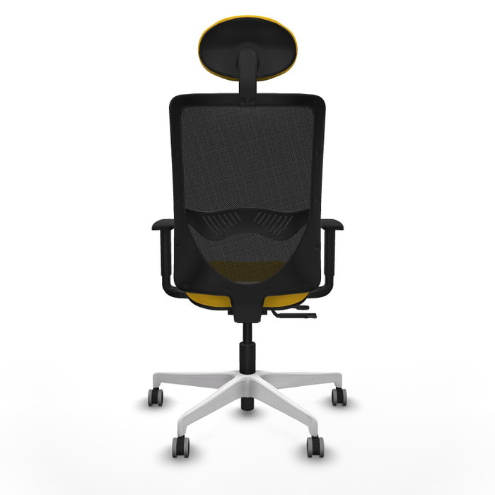 PIQUERAS Y CRESPO Silla de oficina Zulema con mecanismo Sincro/Traslack Amarillo y Negro PIQUERAS Y CRESPO Silla de oficina Zulema con mecanismo Sincro/Traslack Amarillo y Negro