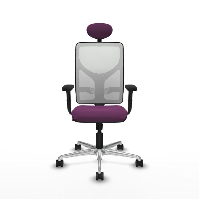 PIQUERAS Y CRESPO Silla de oficina Motilla con mecanismo Sincro, Morado y Blanco PIQUERAS Y CRESPO Silla de oficina Motilla con mecanismo Sincro, Morado y Blanco
