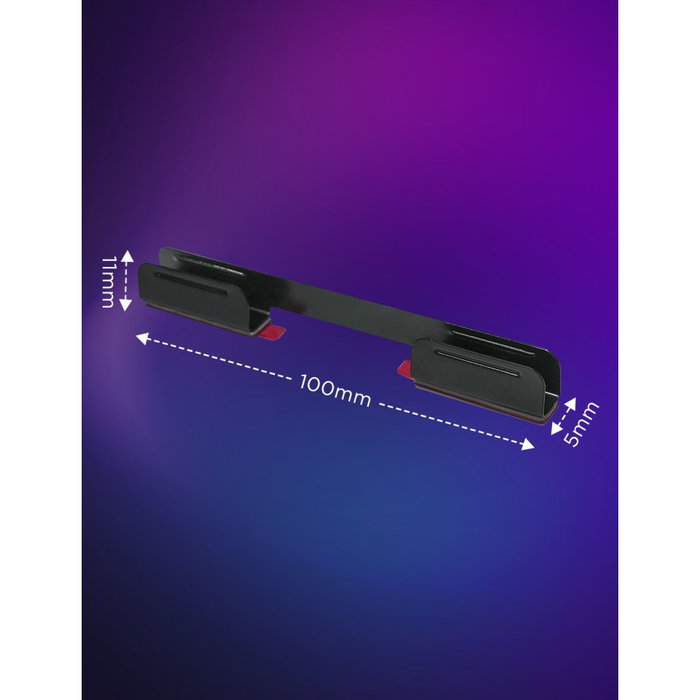 Govee Clip de montaje H10D2001 para Neon Rope Light 2, 5 piezas, Negro