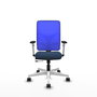 PIQUERAS Y CRESPO Silla de oficina Motilla con mecanismo Sincro/Traslack Azul