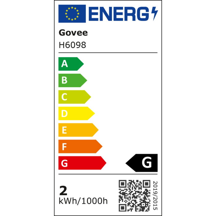 Govee H6098 Netflix Envisual Tira de luz inteligente 55-65 pulgadas
