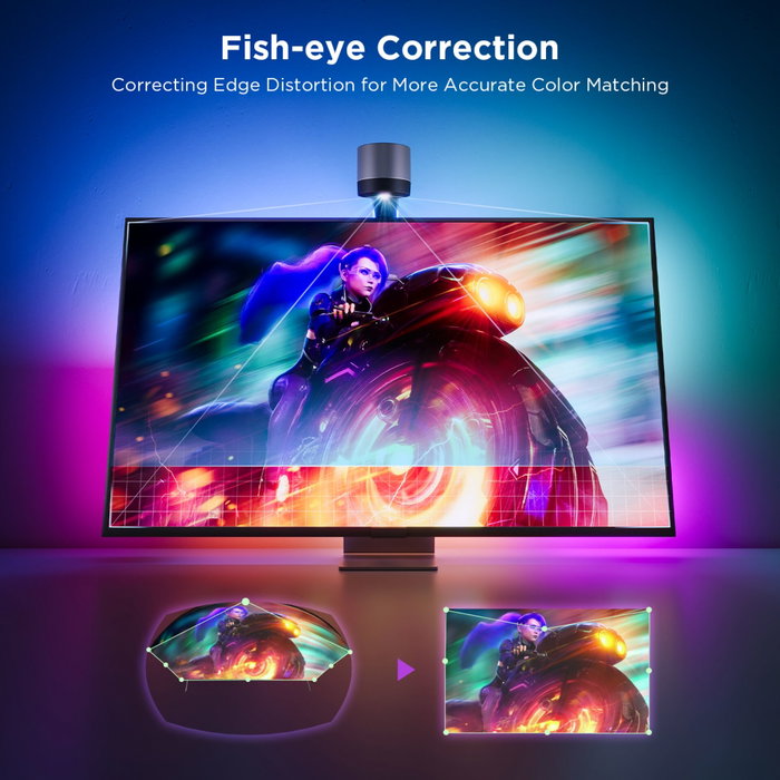 Govee H6098 Netflix Envisual Tira de luz inteligente 55-65 pulgadas