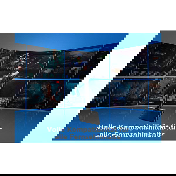 Govee H6098 Tira de Luz Inteligente Netflix Envisual, Compatible con TV de 55"-65", Wi-Fi/Bluetooth, Negro, LED, Salón