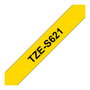 Brother Cinta Laminada TZeS621 Amarillo / Negro 9mm x 8m