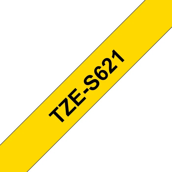 Brother Cinta Laminada Superadhesiva Amarillo/Negro 9mm x 8m Brother Cinta Laminada Superadhesiva Amarillo/Negro 9mm x 8m
