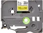 Brother Cinta Laminada TZeS621 Superadhesiva 9mm x 8m Amarillo / negro