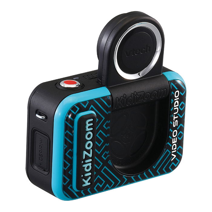 VTech Kidizoom Video Studio HD - Cámara digital para niños de 5 años, 5 MP, pantalla 2.4", multicolor, idiomas: alemán, holandés, inglés, español, francés
