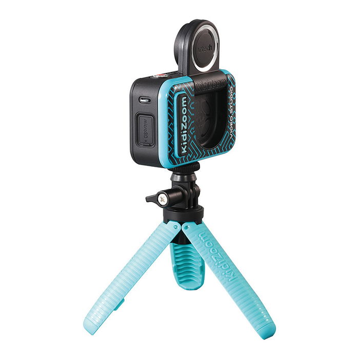 VTech Kidizoom Video Studio HD - Cámara digital para niños de 5 años, 5 MP, pantalla 2.4", multicolor, idiomas: alemán, holandés, inglés, español, francés