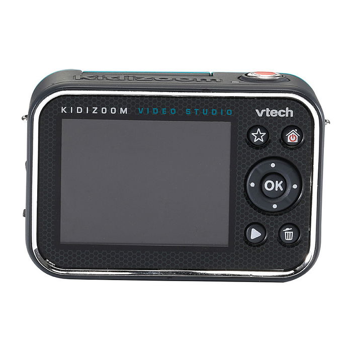 VTech Kidizoom Video Studio HD - Cámara digital para niños de 5 años, 5 MP, pantalla 2.4", multicolor, idiomas: alemán, holandés, inglés, español, francés