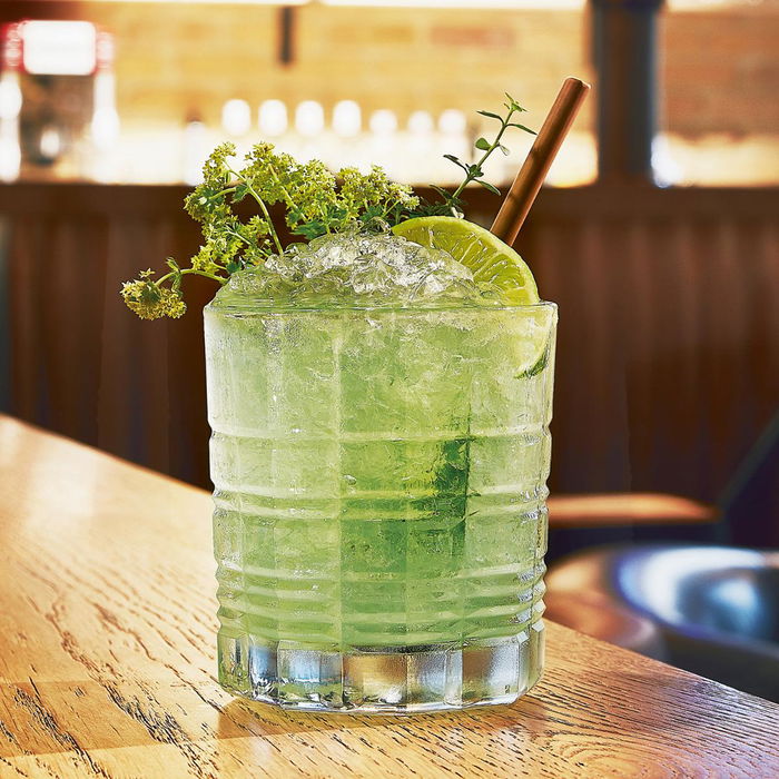 Caja 6 Vasos Bajos Vidrio Brixton Arcoroc 30 cL