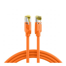 EFB Elektronik Cable de parcheo RJ45 Cat.6A S/FTP LSZH Draka UC900 TM31, 0,25 m, naranja