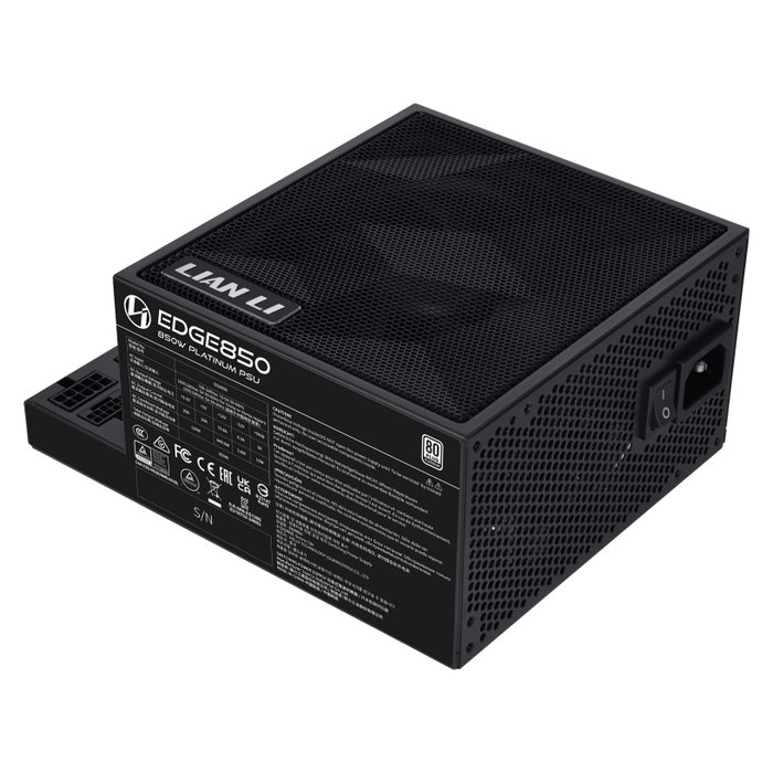 Lian Li EDGE EG0850 850W 80 PLUS Platinum PCIe 5.1 ATX 3.1 Negro