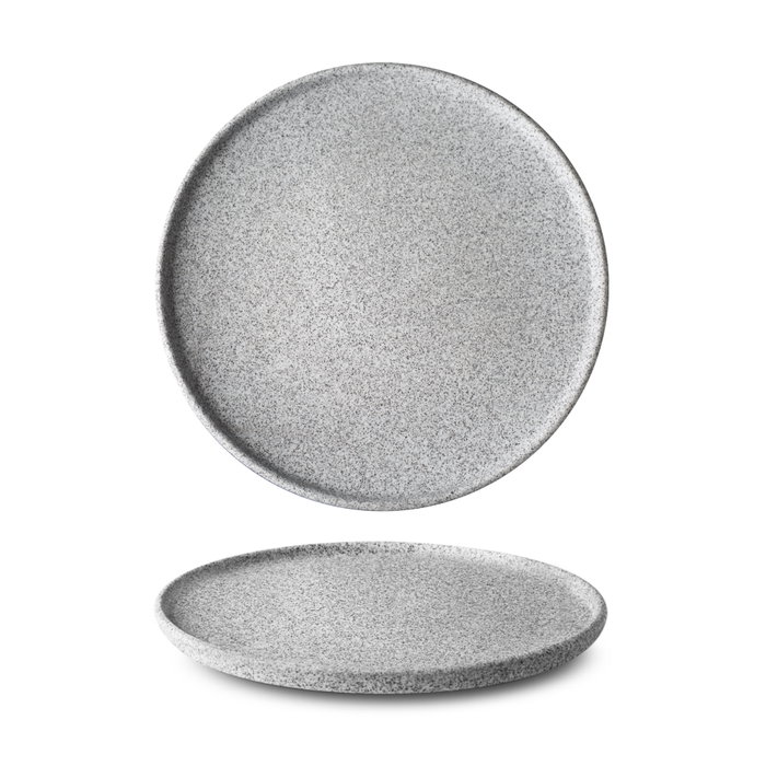 Langenthal Granit Raw N1 Plato Llano 26 cm - Plato de Porcelana para Vajilla (Set de 6)