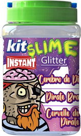 Juego Instant Slime Kit Completo Cerebro De Pirata