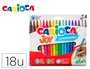 Carioca Rotulador Joy Caja de 18 Unidades Colores Surtidos Punta Fina