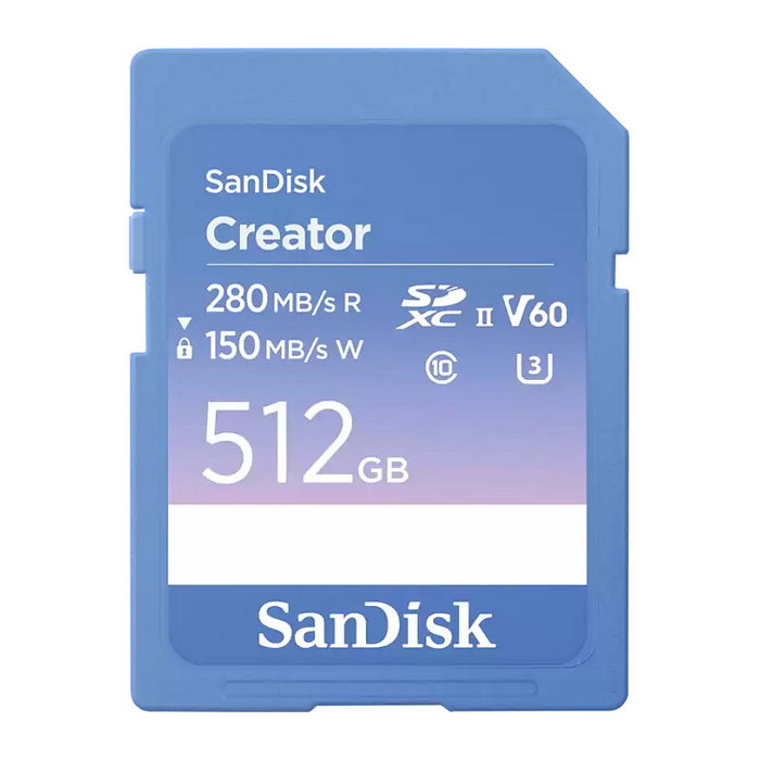 Sandisk Creator SD UHS-II 512GB