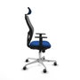 PIQUERAS Y CRESPO Silla de oficina Jorquera Azul y Gris