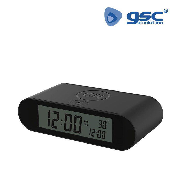 GSC Evolution Reloj despertador digital Negro