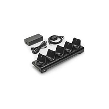 Zebra CRD-MPM-5SCHGUK1-01 Base de Acoplamiento de 5 Bahías para Carga - Estación de Carga para Impresoras ZQ310 / ZQ320, Negro